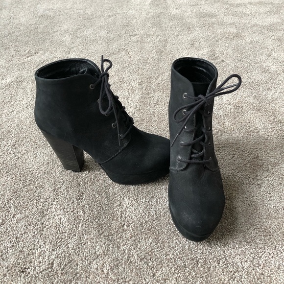 Steve Madden Shoes - Steve Madden Raspy Leather Platform Bootie 7.5